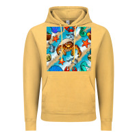 Vintage Mustard sea animals Vintage Hoodie - BundleAndBundleShop