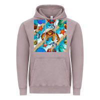 Vintage Zinc sea animals Vintage Hoodie - BundleAndBundleShop