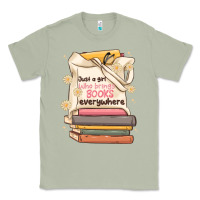 Matcha just a girl who brings books everywhere Classic Tee - MaliasSmallBusiness