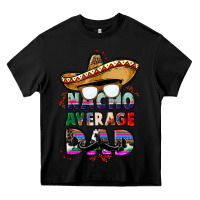 Black nacho average dad Heavy Core Tee - CTS Tumbler Store
