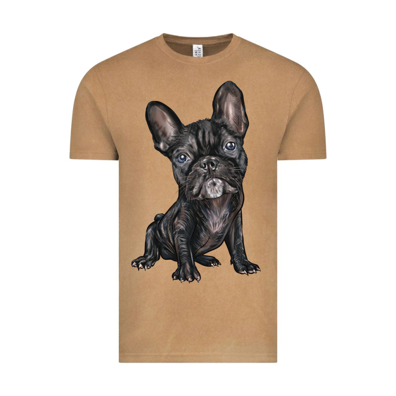 French Bulldog Vintage Tee by BarkalooDesign | Teevron