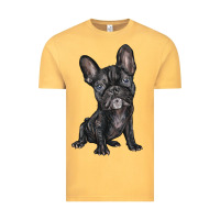Vintage Mustard french bulldog Vintage Tee - BarkalooDesign