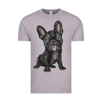 Vintage Zinc french bulldog Vintage Tee - BarkalooDesign