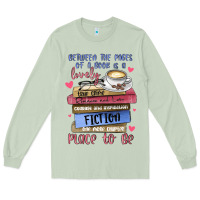 Matcha between the pages of a book is lovely place to be Long Sleeve Tee - MaliasSmallBusiness