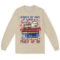 Mushroom between the pages of a book is lovely place to be Long Sleeve Tee - MaliasSmallBusiness