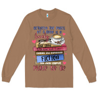 Toasted Coconut between the pages of a book is lovely place to be Long Sleeve Tee - MaliasSmallBusiness