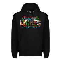 Black christmas lights are my favorite Premium Hoodie - texasbilliewilder