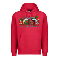 Cardinal christmas lights are my favorite Premium Hoodie - texasbilliewilder