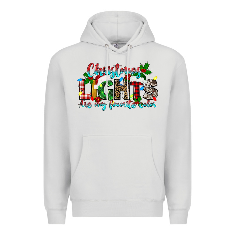Christmas Lights Are My Favorite Premium Hoodie by texasbilliewilder | Teevron