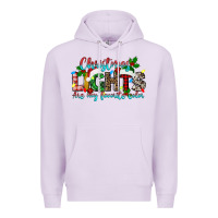 Lilac christmas lights are my favorite Premium Hoodie - texasbilliewilder