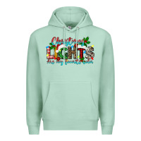 Seafoam christmas lights are my favorite Premium Hoodie - texasbilliewilder