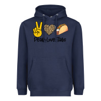 Navy Peare Love Tacos Heavyweight Hoodie - Bettercallsaul