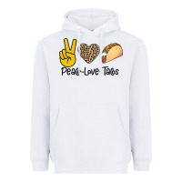 White Peare Love Tacos Heavyweight Hoodie - Bettercallsaul