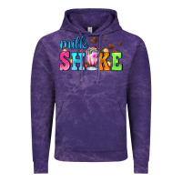 Cloud Purple milk shake with chocolate heart Vintage Hoodie - AdoDesignShop