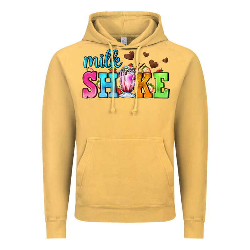 Milk Shake With Chocolate Heart Vintage Hoodie by AdoDesignShop | Teevron
