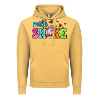 Vintage Mustard milk shake with chocolate heart Vintage Hoodie - AdoDesignShop