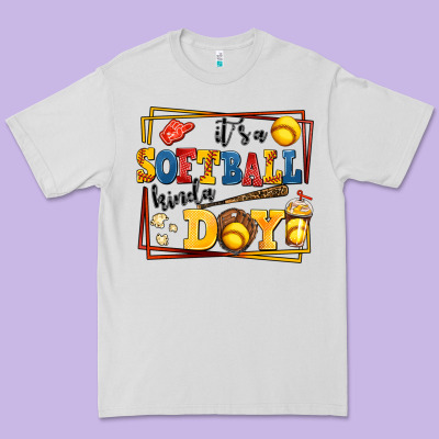 Its A Softball Kinda Day Premium Tee Designed By Adodesignshop