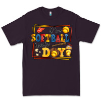 Plum its a softball kinda day Premium Tee - AdoDesignShop