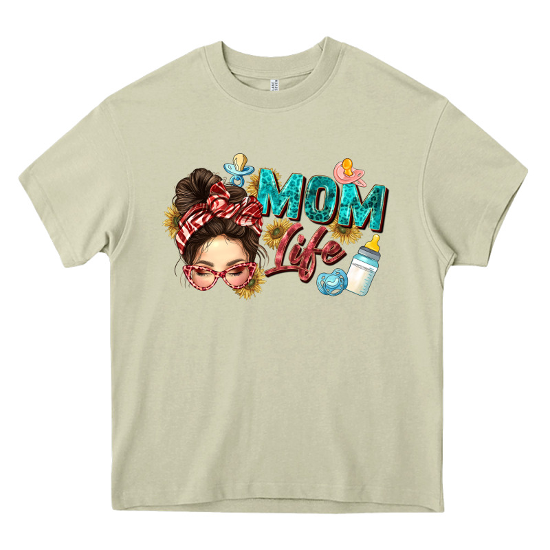 Mom Life Heavy Core Tee by Zillion Design Studio | Teevron