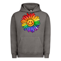 Pigment Tornado rainbow smiley face sunflower Urban Hoodie - OliviaCreatesArt