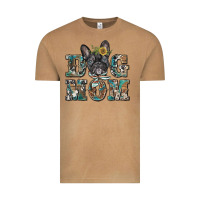 Dog Mom French Bulldog Vintage Tee | Teevron