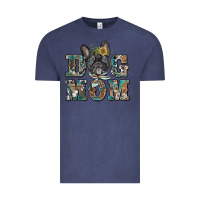 Vintage Denim dog mom french bulldog Vintage Tee - BarkalooDesign