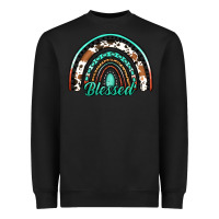 Black blessed western rainbow Heavyweight Sweatshirt - Jasminsmagicworld