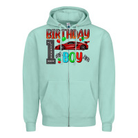 Seafoam birthday boy 1 Zipper Hoodie - BundleAndBundleShop