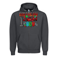 Smoke birthday boy 1 Zipper Hoodie - BundleAndBundleShop