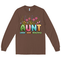 Chestnut aunt loved kind beautiful Long Sleeve Tee - MaliasSmallBusiness