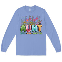 Colony Blue aunt loved kind beautiful Long Sleeve Tee - MaliasSmallBusiness