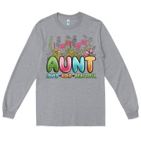 Heather Grey aunt loved kind beautiful Long Sleeve Tee - MaliasSmallBusiness