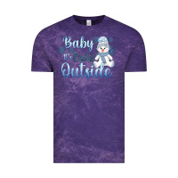 Cloud Purple baby it's cold outside Vintage Tee - AdoDesignShop