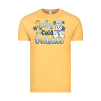 Vintage Mustard baby it's cold outside Vintage Tee - AdoDesignShop