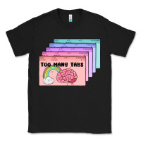 Black too many tabs Classic Tee - MaliasSmallBusiness