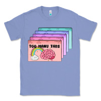 Colony Blue too many tabs Classic Tee - MaliasSmallBusiness