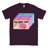 Plum too many tabs Classic Tee - MaliasSmallBusiness