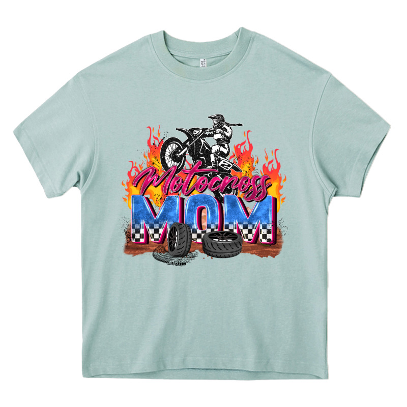 Motocross Mom Heavy Core Tee by Zillion Design Studio | Teevron