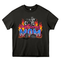 Asphalt motocross mom Heavy Core Tee - Zillion Design Studio