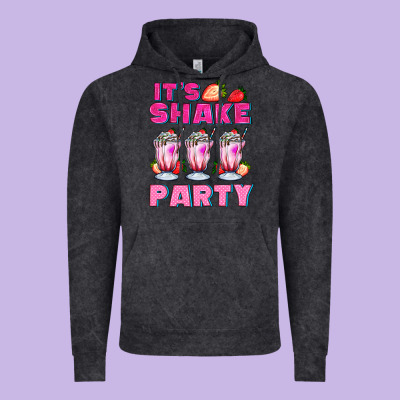 Its Shake Party With Milkshake Vintage Hoodie Designed By Adodesignshop