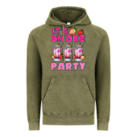 Vintage Olive its shake party with milkshake Vintage Hoodie - AdoDesignShop