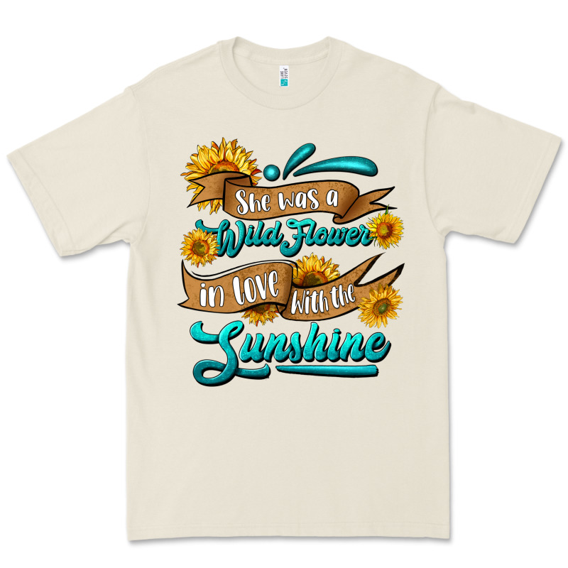 She Was A Wild Flower In Love With The Sunshine Premium Tee by HRA Design Shop | Teevron