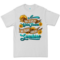 Dove Grey she was a wild flower in love with the sunshine Premium Tee - HRA Design Shop