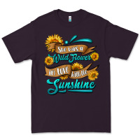 Plum she was a wild flower in love with the sunshine Premium Tee - HRA Design Shop