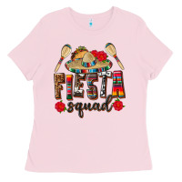 Bubblegum Pink Mexico Fiesta Squad Ladies Tee - texasbilliewilder