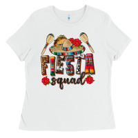 White Mexico Fiesta Squad Ladies Tee - texasbilliewilder