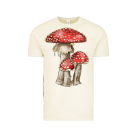 Vintage Arctic Autumn Mushroom Illustrations Vintage Tee - LillyAllenDesigns