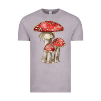 Vintage Zinc Autumn Mushroom Illustrations Vintage Tee - LillyAllenDesigns
