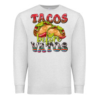 Oatmeal Heather Tacos Before Vatos Premium Sweatshirt - texasbilliewilder
