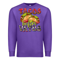 Purple Tacos Before Vatos Premium Sweatshirt - texasbilliewilder